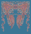 ETRO WOOL/MODAL CAPE - TEAL