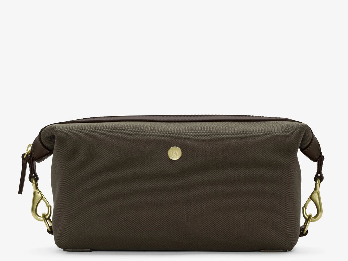 MISMO M/S WASHBAG - ARMY/DARK BROWN