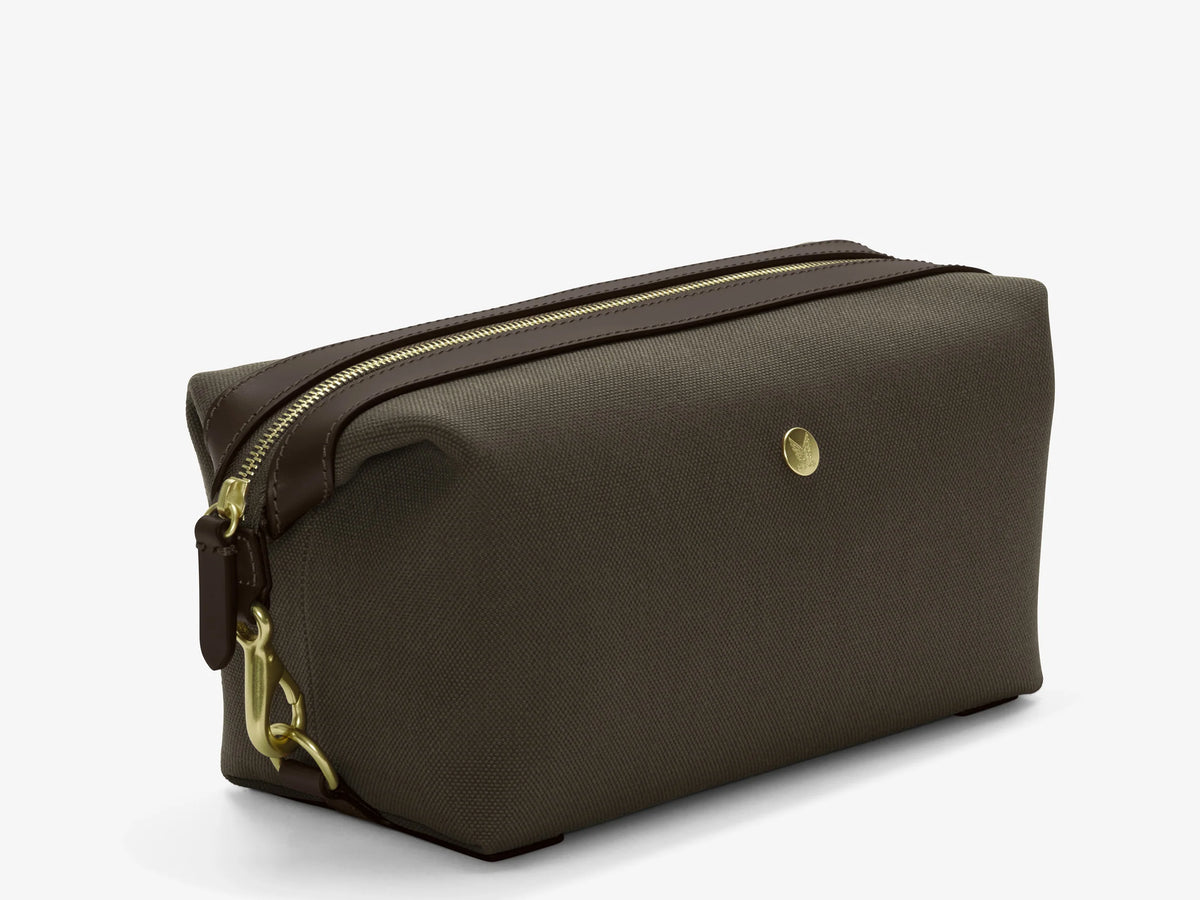 MISMO M/S WASHBAG - ARMY/DARK BROWN