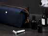 MISMO WASHBAG - NAVY/DARK BROWN