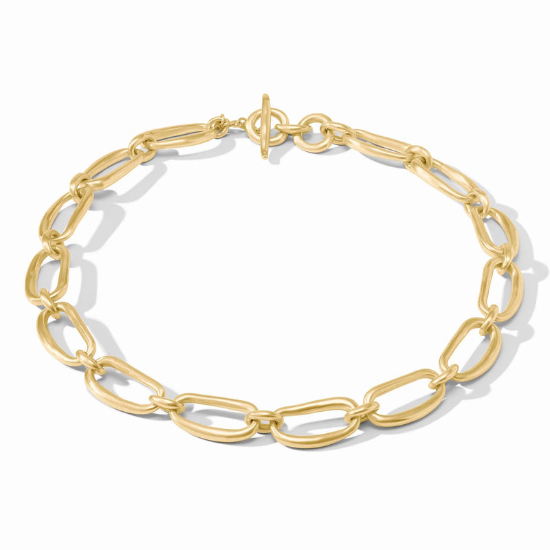 JULIE VOS WAVE LINK NECKLACE