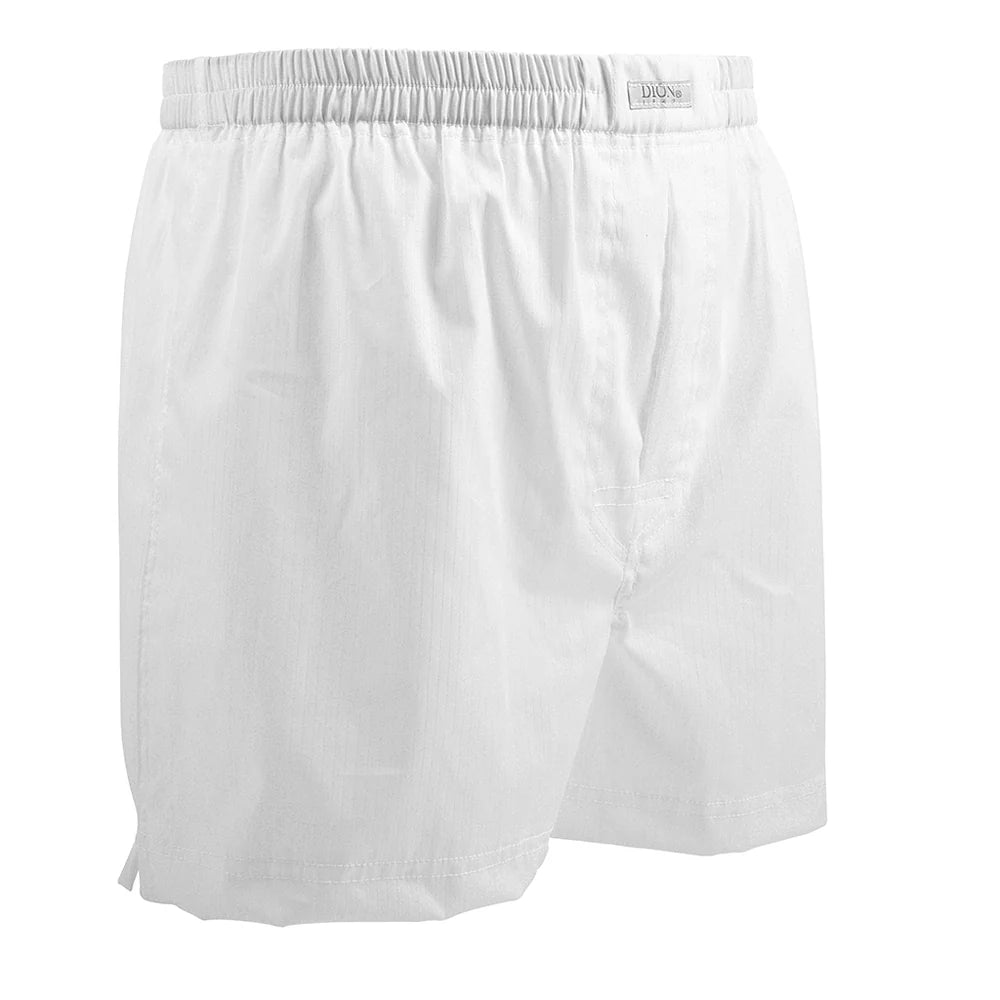 DION BOXER SHORTS - WHITE TONAL STRIPE