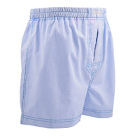 DION BOXER SHORTS - LIGHT BLUE GINGHAM