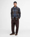 BARBOUR CHAPTER TAILORED MEN'S OVERSHIRT - MIDNIGHT OAK TARTAN