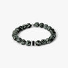 TATEOSSIAN GIZA BEADED BRACELET - BLACK SNOWFLAKE OBSIDIAN