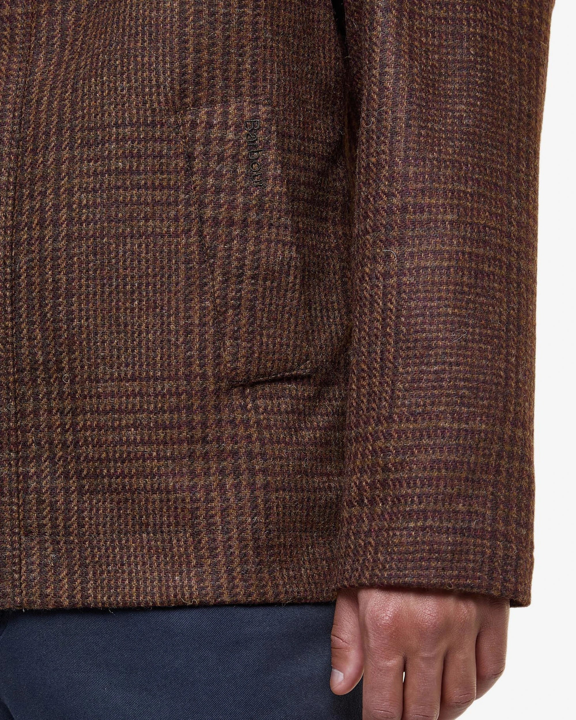 BARBOUR TRACKER WOOL MEN'S JACKET - BROWN