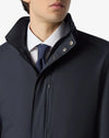 CORNELIANI NYLON FIELD COAT - NAVY