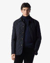 CORNELIANI QUILTED JACKET - NAVY