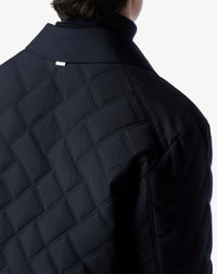 CORNELIANI QUILTED JACKET - NAVY