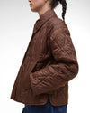 BARBOUR BERNADETTE WOMEN'S QUILTED JACKET - VICUNA/HESSIAN TARTAN