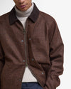 BARBOUR TRACKER WOOL MEN'S JACKET - BROWN