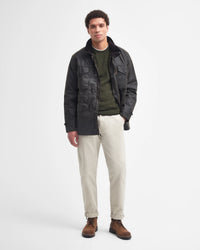 BARBOUR SAPPER MEN'S WAX JACKET - OLIVE