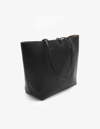 REMI/REID DEPARTURE REVERSIBLE TOTE BAG - BLACK/TAUPE