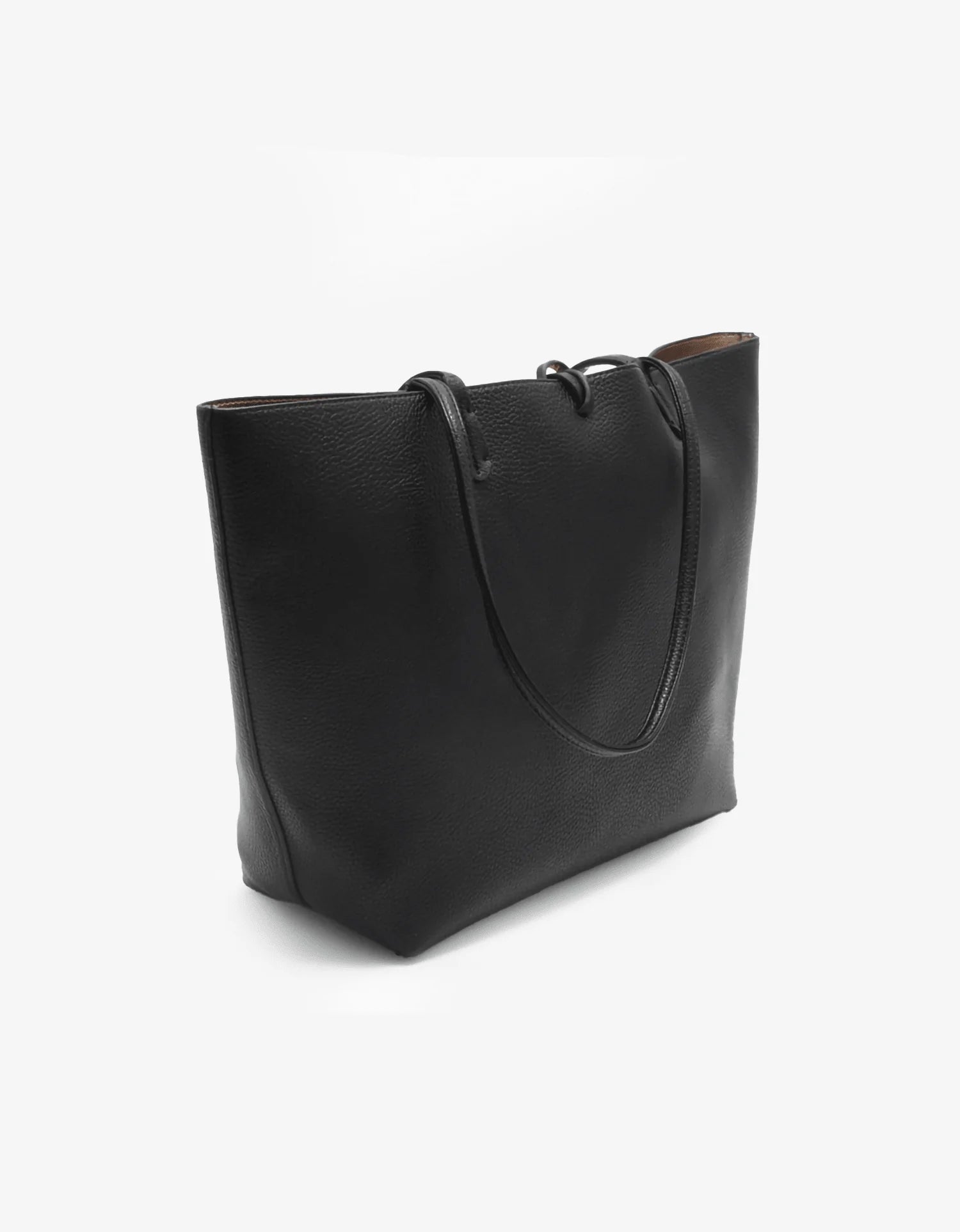 REMI/REID DEPARTURE REVERSIBLE TOTE BAG - BLACK/TAUPE