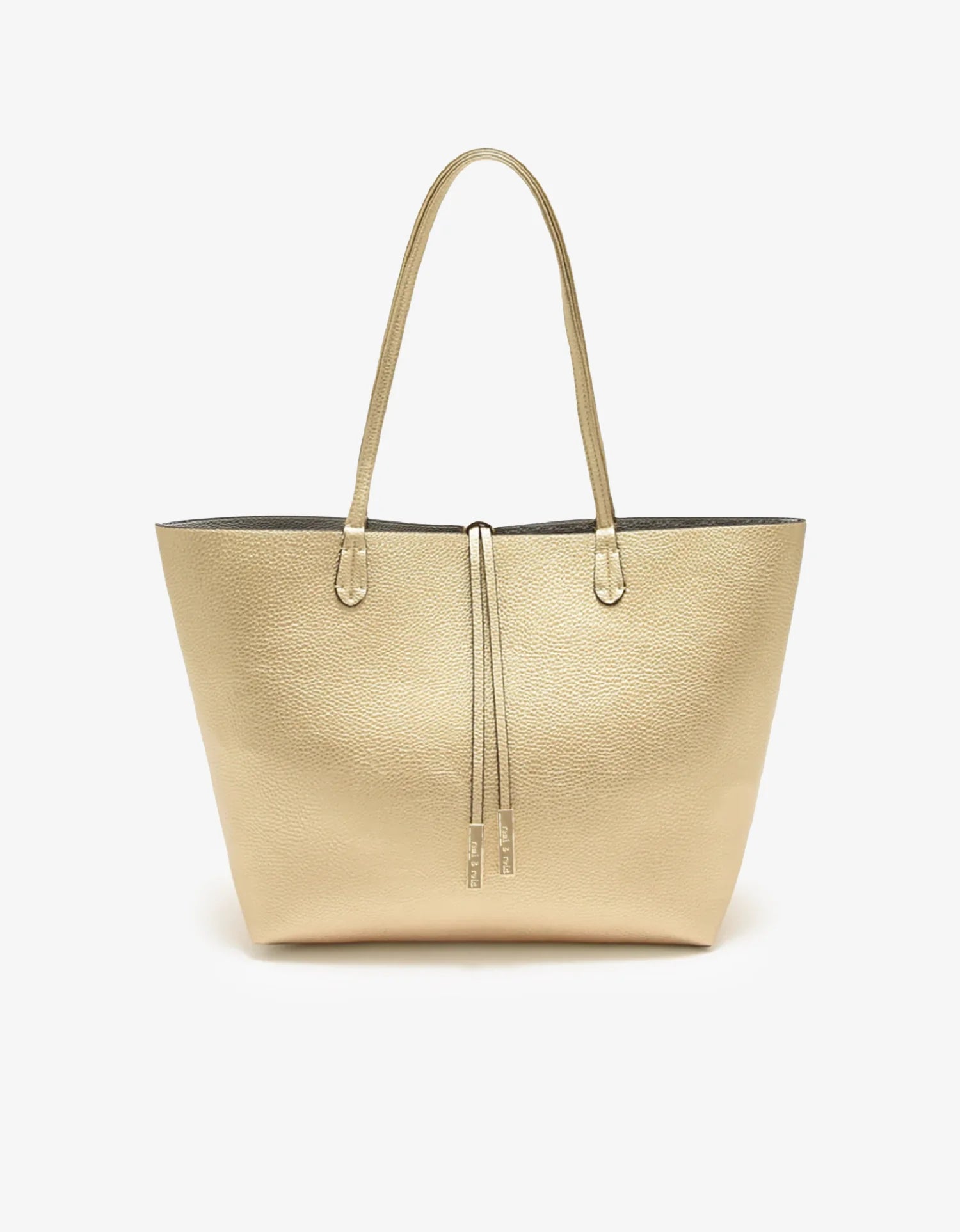 REMI/REID DEPARTURE REVERSIBLE TOTE BAG - PLATINUM/SILVER