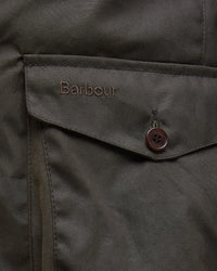 BARBOUR BEACON SPORTS WAX JACKET - OLIVE