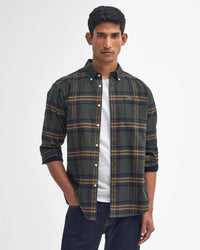 BARBOUR PORTDOWN TAILORED MEN'S SHIRT - OLIVE CHECK