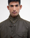 BARBOUR BEACON SPORTS WAX JACKET - OLIVE