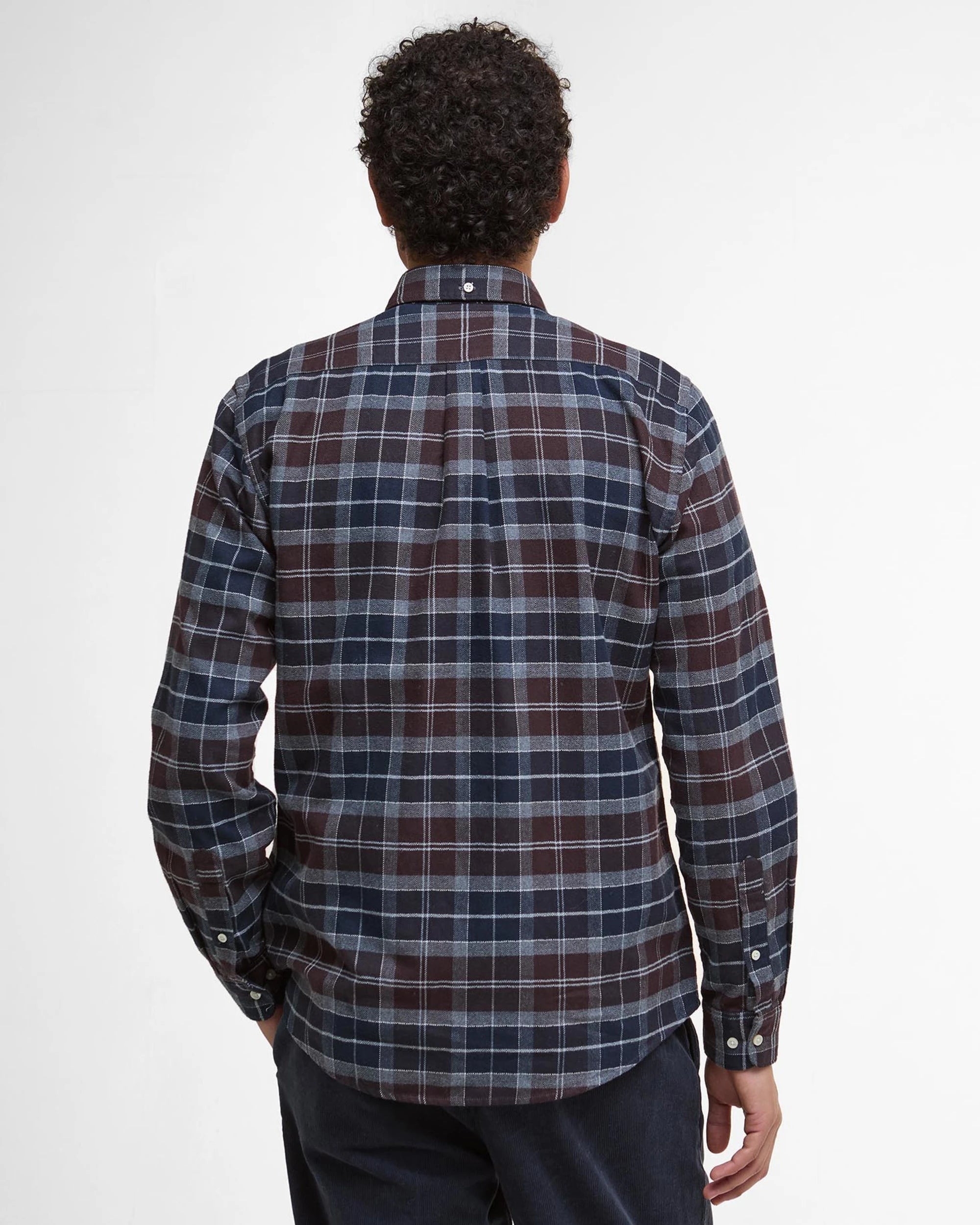 BARBOUR KYELOCH TAILORED MEN'S SHIRT - MIDNIGHT OAK TARTAN