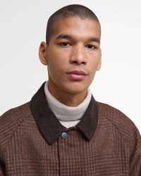 BARBOUR TRACKER WOOL MEN'S JACKET - BROWN