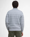 BARBOUR DARTFIELD HALF-ZIP SWEATER - LIGHT GREY