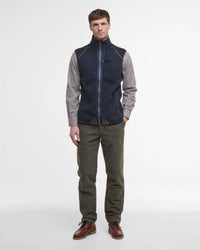 BARBOUR LANGDALE FLEECE MEN'S GILET - NAVY
