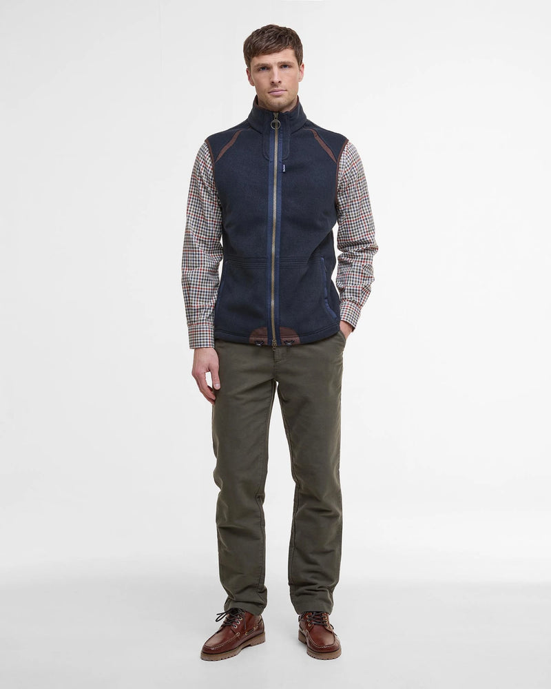 BARBOUR LANGDALE FLEECE MEN'S GILET - NAVY