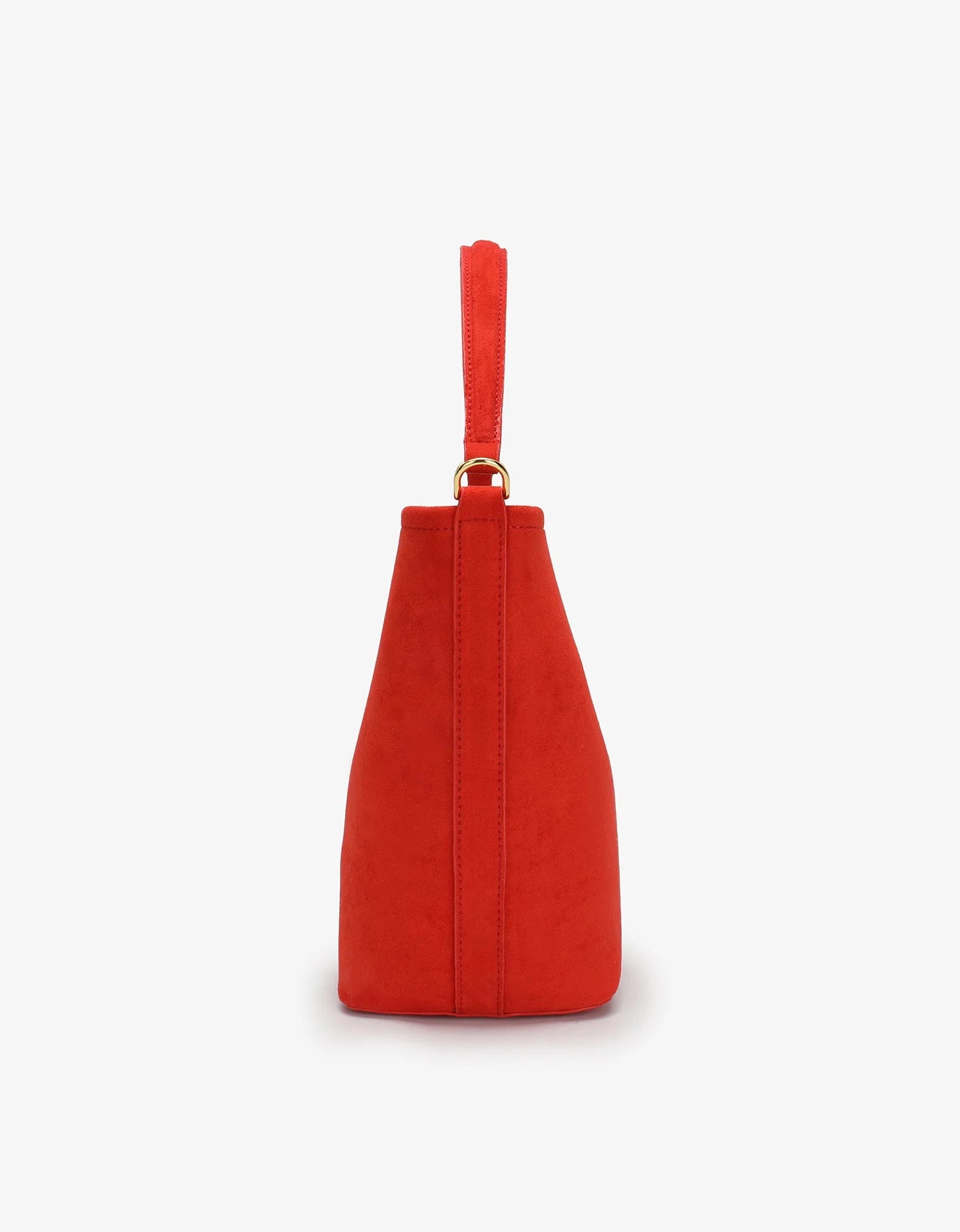 REMI/REID FEIGH SMALL FAUX SUEDE TOTE - RED