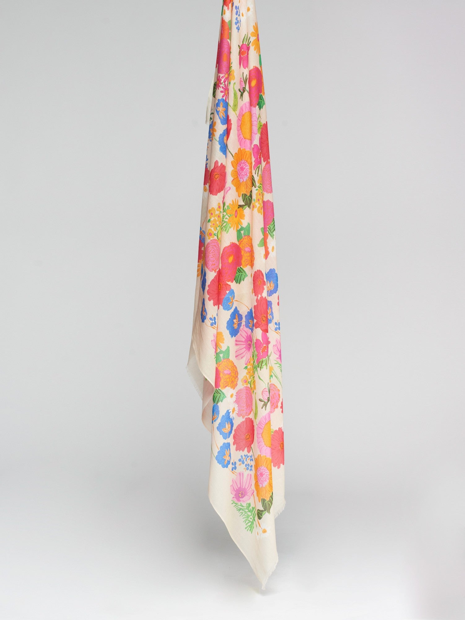 VILAGALLO ALL OVER FLOWERS SCARF