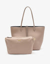 REMI/REID DEPARTURE REVERSIBLE TOTE BAG - STONE/BLACK