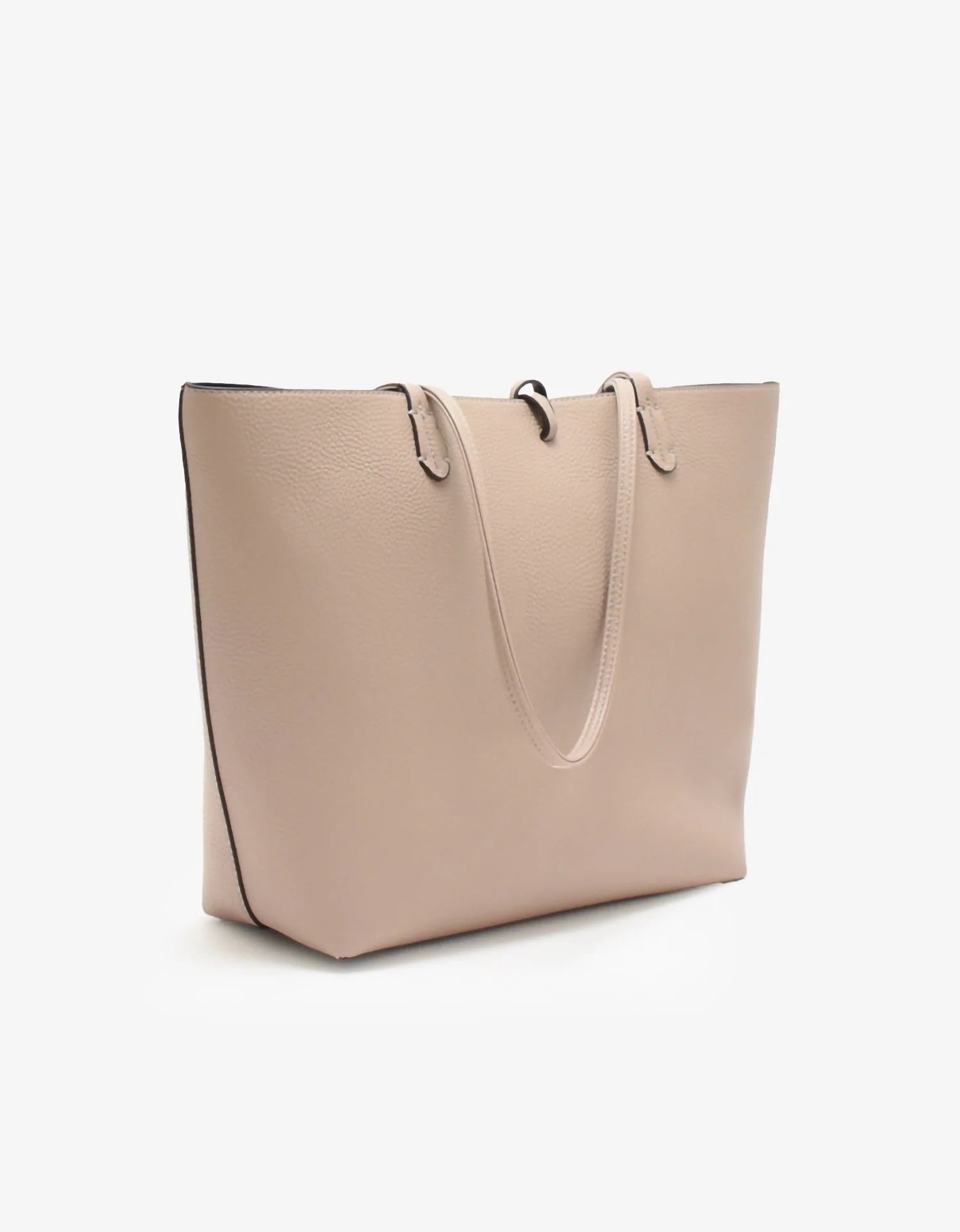 REMI/REID DEPARTURE REVERSIBLE TOTE BAG - STONE/BLACK