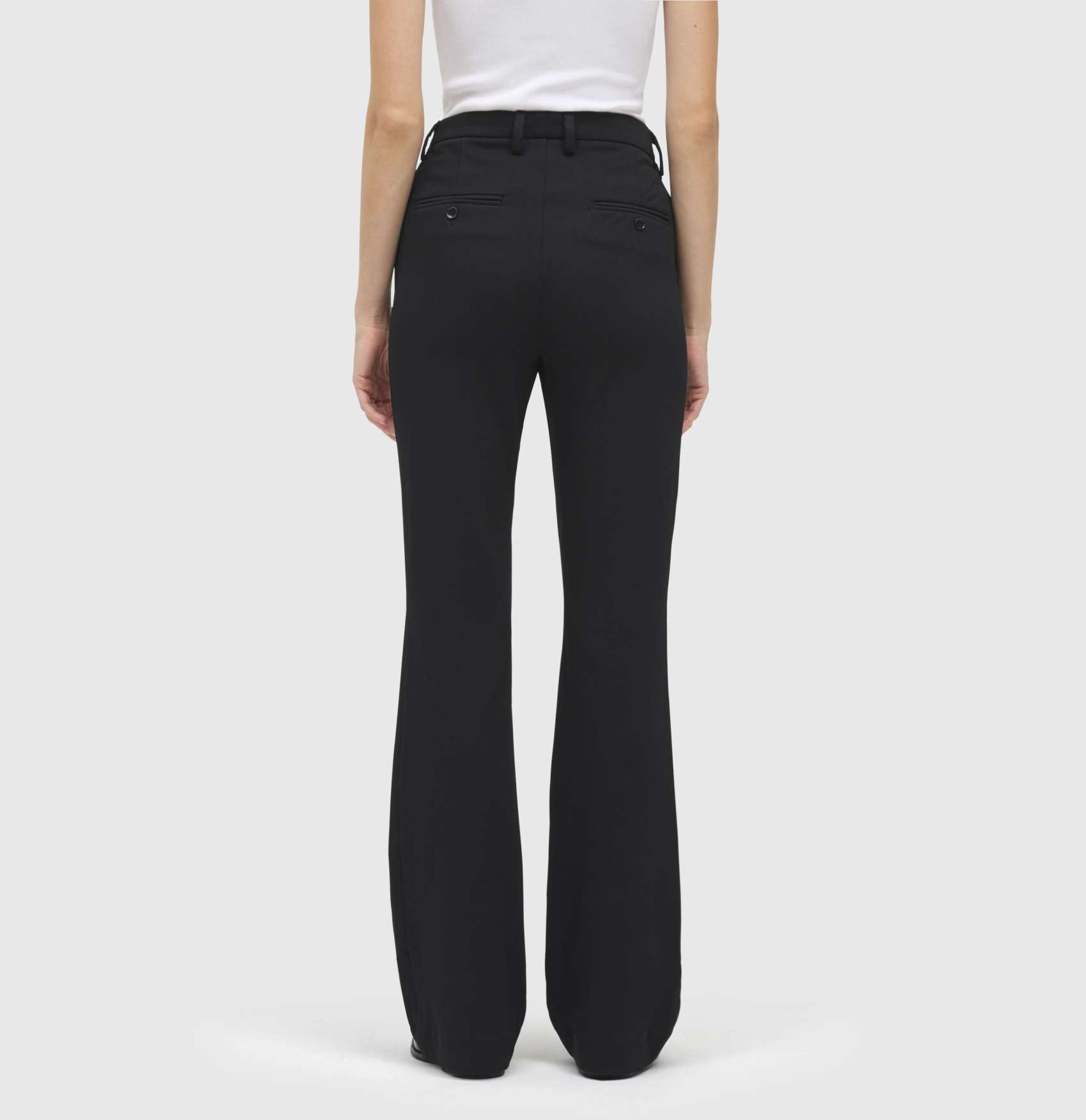 MAC WOMEN'S BELLA STRETCH BOOT CUT PANT - BLACK
