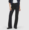 MAC WOMEN'S BELLA STRETCH BOOT CUT PANT - BLACK