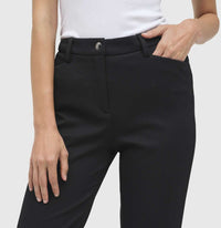 MAC WOMEN'S BELLA STRETCH BOOT CUT PANT - BLACK