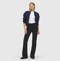 MAC WOMEN'S BELLA STRETCH BOOT CUT PANT - BLACK