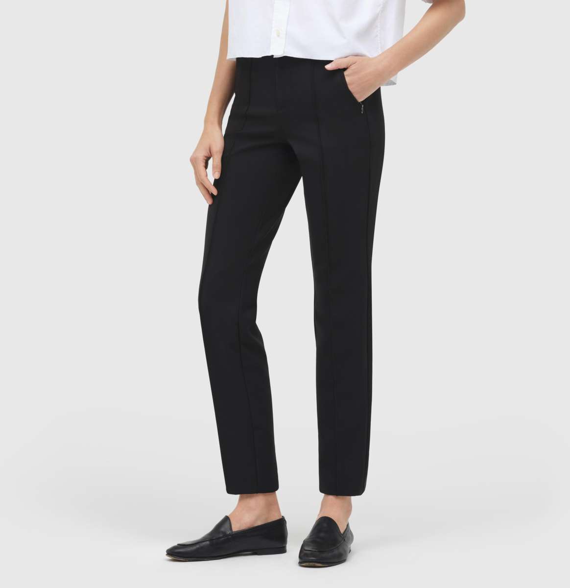 MAC WOMEN'S ANNA NEW ZIP PANT - BLACK