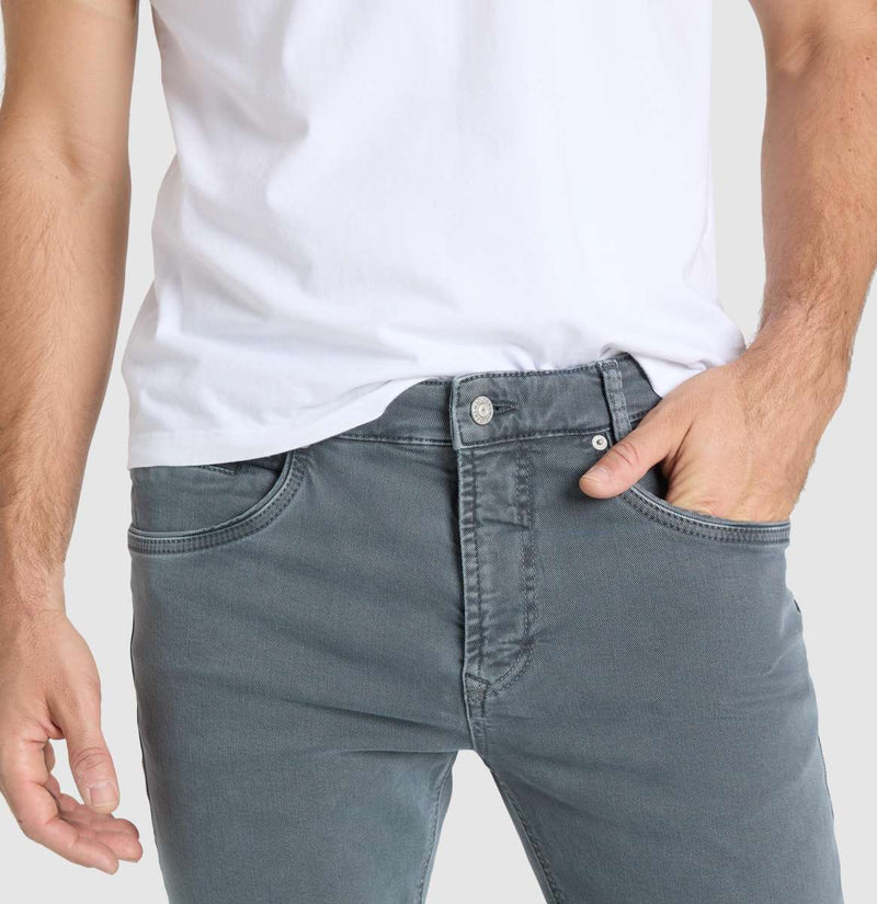 MAC MEN'S ARNE PIPE DENIMFLEXX PANT - SLATE BLUE