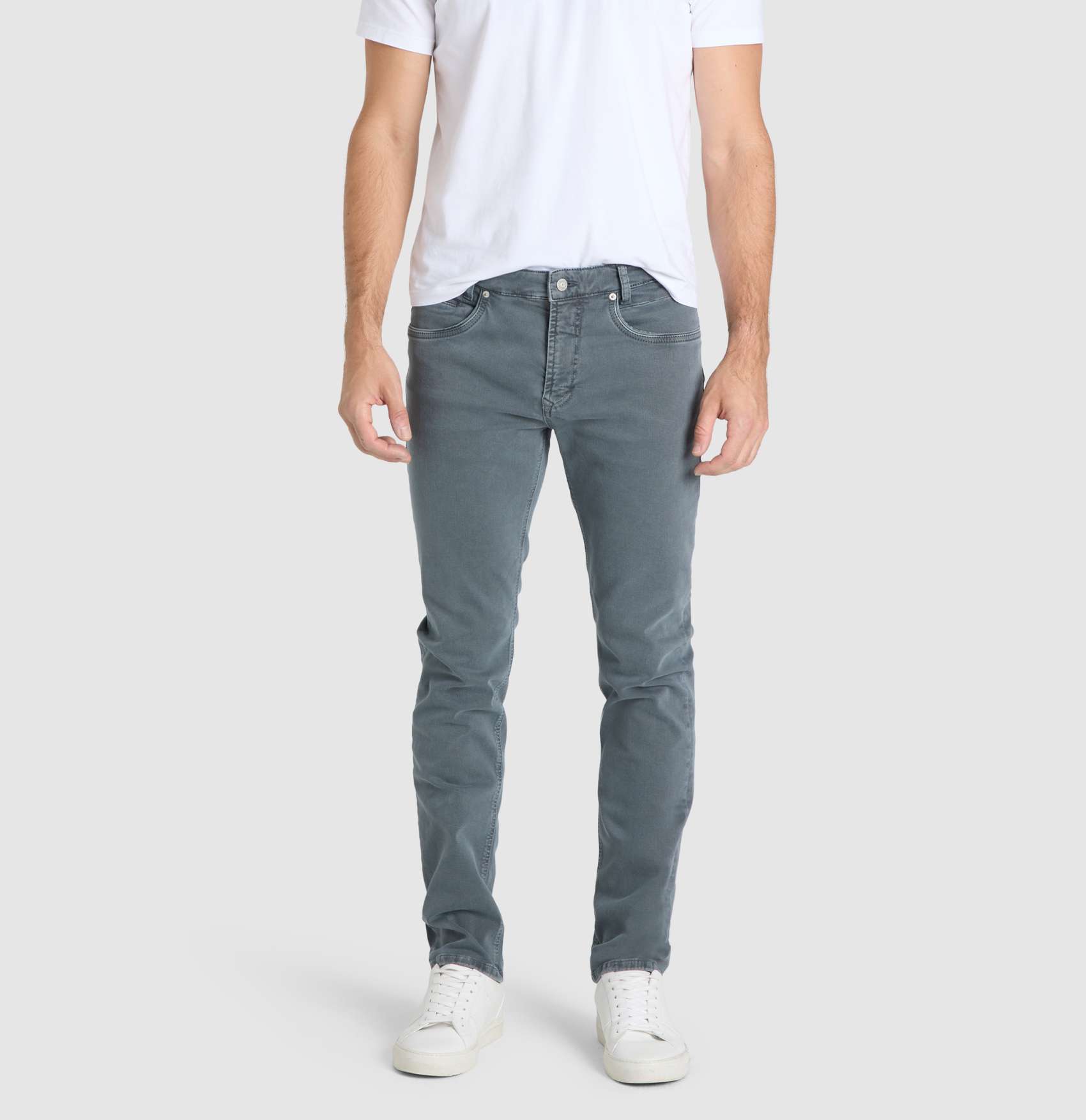 MAC MEN'S ARNE PIPE DENIMFLEXX PANT - SLATE BLUE