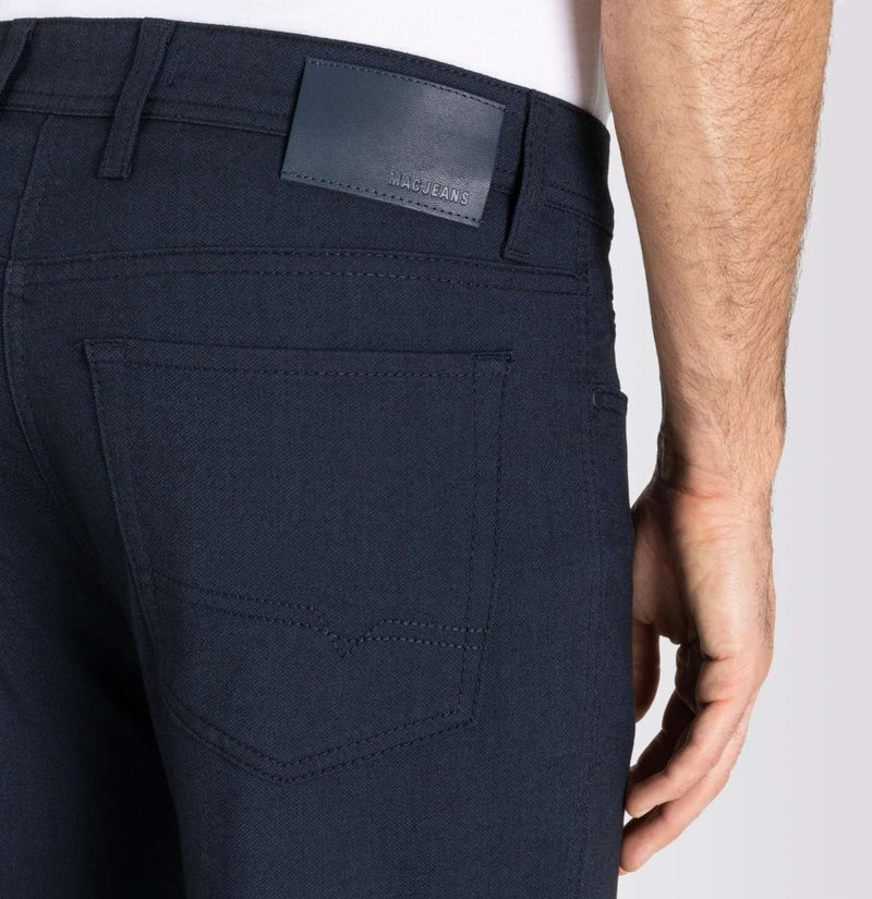 MAC MEN'S ARNE NAILHEAD 5 POCKET PANT - MIDNIGHT BLUE