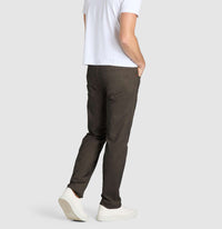 MAC MEN'S ARNE NAILHEAD 5 POCKET PANT - MAHOGANY BROWN