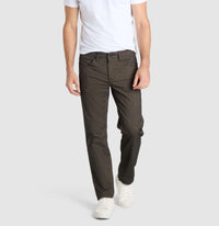 MAC MEN'S ARNE NAILHEAD 5 POCKET PANT - MAHOGANY BROWN
