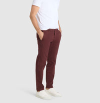 MAC MEN'S DRIVERS PANT - BORDEAUX