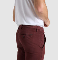 MAC MEN'S DRIVERS PANT - BORDEAUX