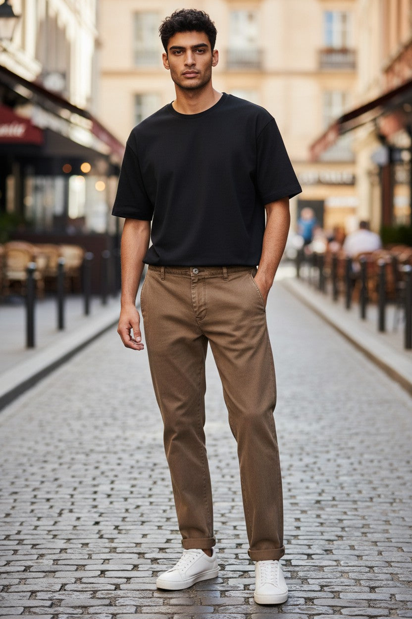 MAC MEN'S DRIVERS PANT - HAZELNUT