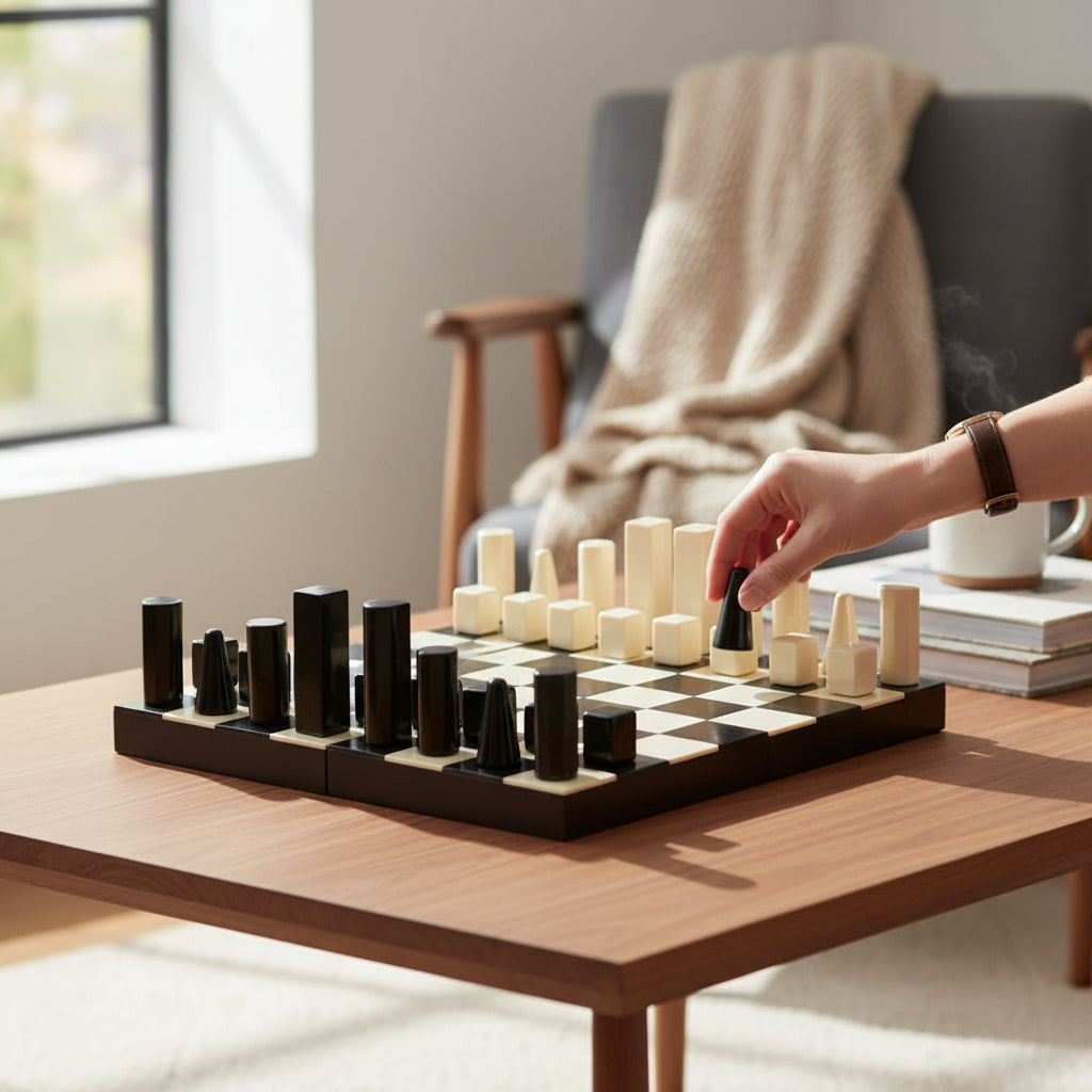 TIZO HORN & BONE CHESS SET