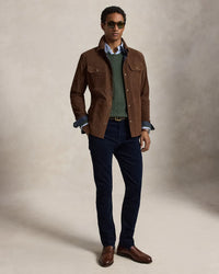 POLO RALPH LAUREN - ANDOVER SLIM FIT STRETCH CORDUROY PANT - AVIATOR NAVY