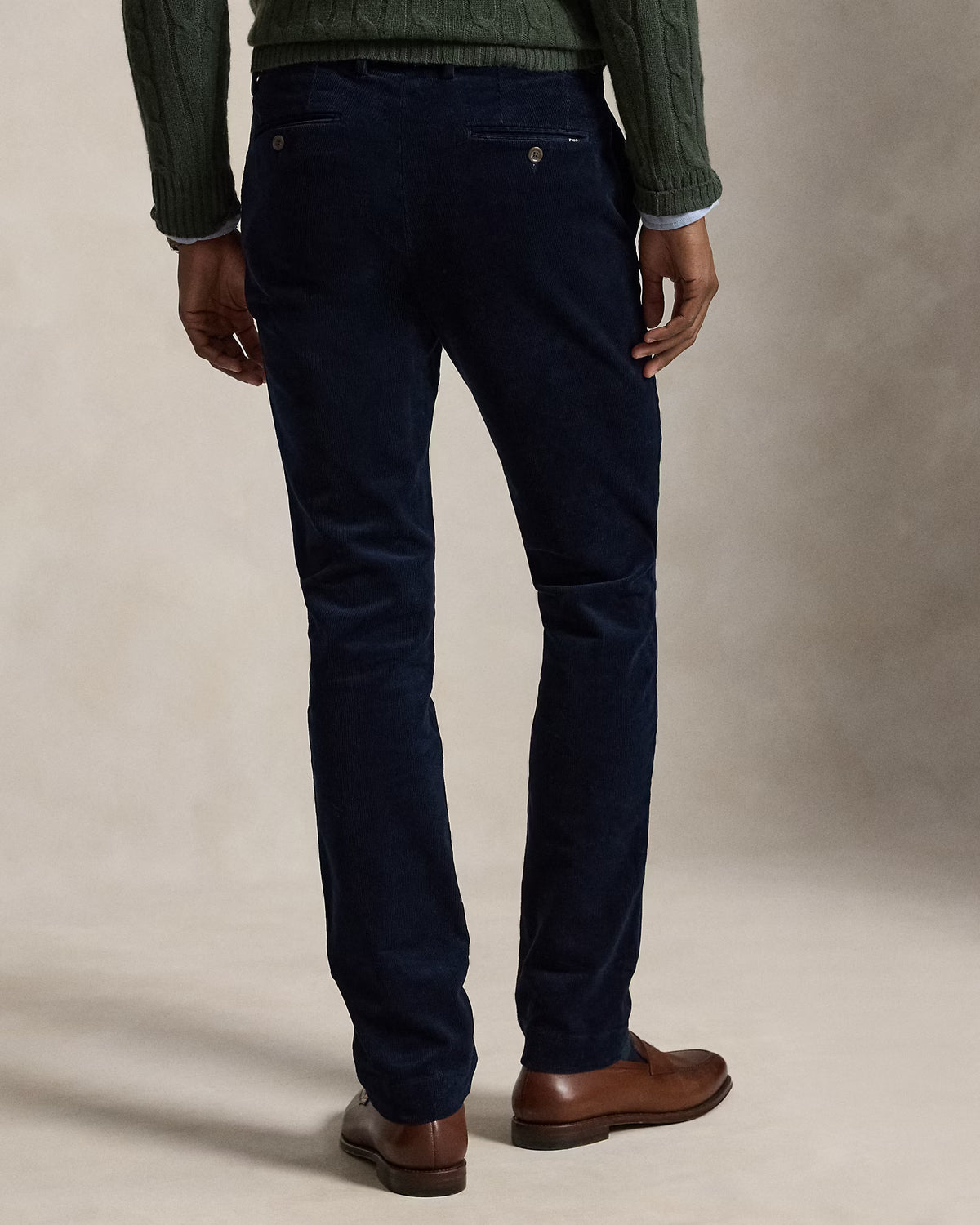 POLO RALPH LAUREN - ANDOVER SLIM FIT STRETCH CORDUROY PANT - AVIATOR NAVY