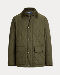 POLO RALPH LAUREN - THE BEATON QUILTED CAR COAT - RANGER GREEN