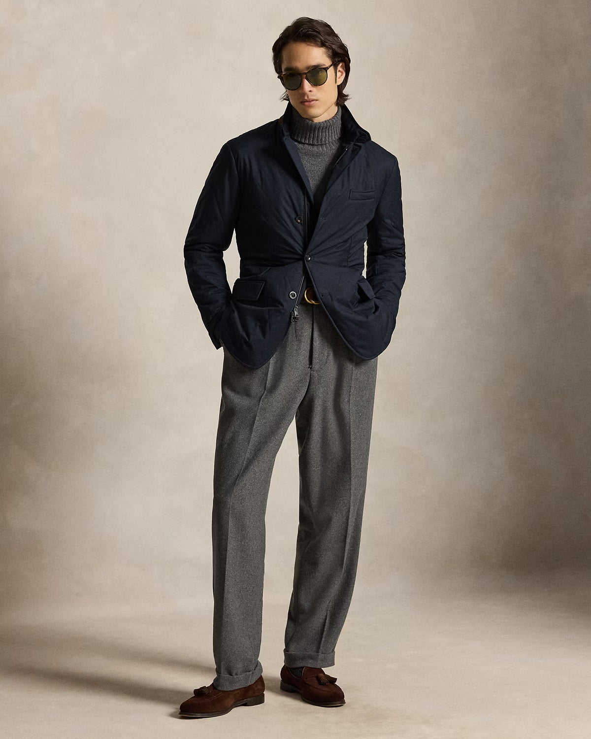 POLO RALPH LAUREN - THE BEATON QUILTED SPORT COAT - COLLECTION NAVY