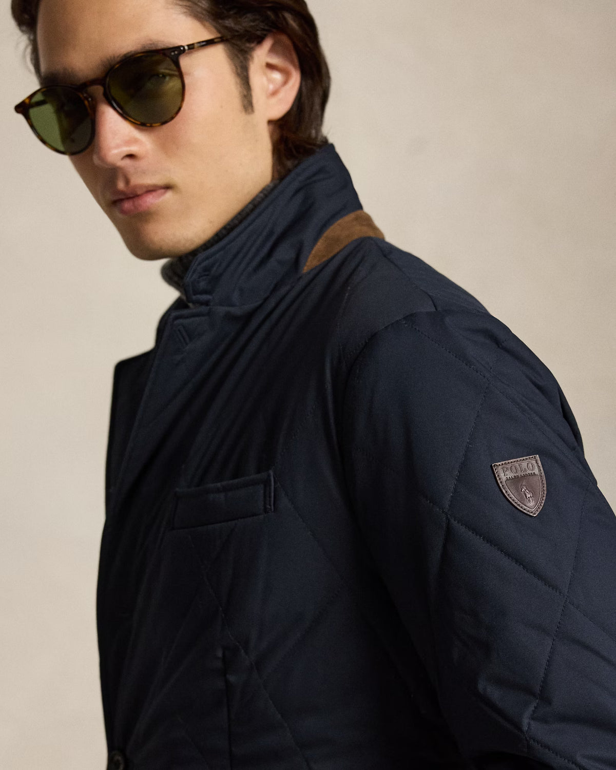POLO RALPH LAUREN - THE BEATON QUILTED SPORT COAT - COLLECTION NAVY